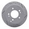 Dynamic Friction 2512-03016 - Brake Kit - Coated Drilled and Slotted Brake Rotors and 5000 Advanced Brake Pads with Hardware