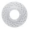 Dynamic Friction 2512-02029 - Brake Kit - Coated Drilled Brake Rotors with 5000 Advanced Brake Pads includes Hardware