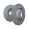 EBC Brakes GD005 - Slotted and Dimpled Solid Front Disc Brake Rotors, 2-Wheel Set