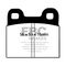 EBC Brakes DP5105NDX - Bluestuff NDX Full Race Disc Brake Pad Set, 2-Wheel Set