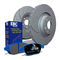 EBC Brakes S6KF1280 - S6 Bluestuff Brake Pads and GD Slotted and Dimpled Brake Rotors, 2-Wheel Set